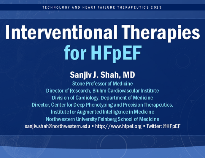 Interventional Therapies for HFpEF