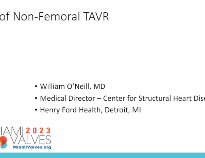 Status of Non-Femoral TAVR