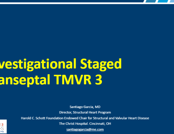 Investigational Staged Transeptal TMVR 3