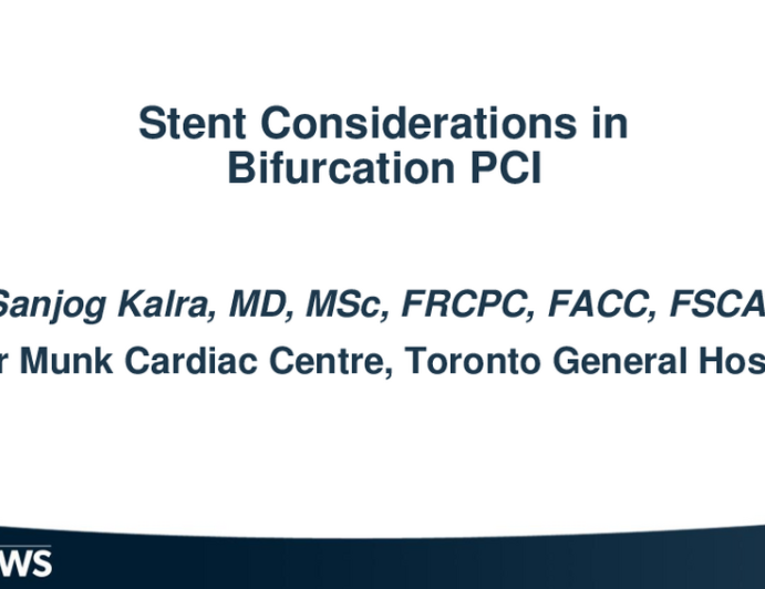 Stent Considerations in Bifurcation PCI