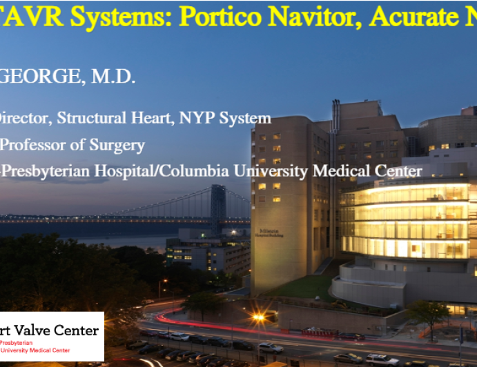 An Introduction to Other New TAVR Systems (Portico Navitor, Accurate Neo 2)