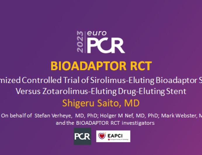 BIOADAPTOR RCT: Randomized Controlled Trial of Sirolimus-Eluting Bioadaptor Scaffold Versus Zotarolimus-Eluting Drug-Eluting Stent