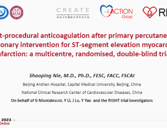 Post procedural anticoagulation after primary percutaneous coronary intervention for ST segment elevation myocardial infarction: a multicentre, randomised, double blind trial