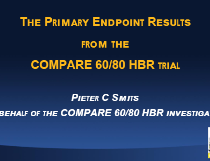 The Primary Endpoint Results from the COMPARE 60/80 HBR Trial: A Randomized Controlled Multi-Center Trial Comparing Ultrathin With Thin Strut Stents in High Bleeding Risk Patients With an Abbreviated DAPT Duration