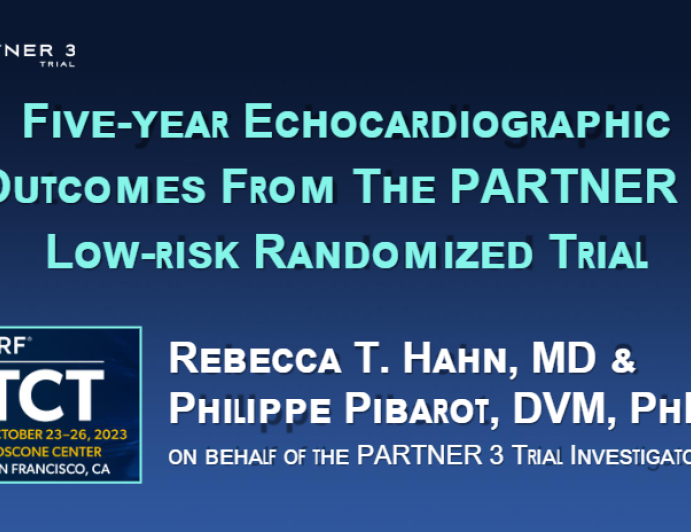 Five-year Echocardiographic Outcomes From The PARTNER 3 Low-risk Randomized Trial