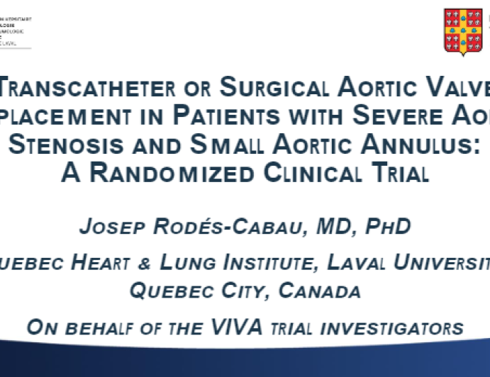 Trancatheter Versus Surgical Aortic Valve Replacement in Patients With Severe Aortic Stenosis and Small Aortic Annuli: A Randomized Clinical Trial (the VIVA Trial)