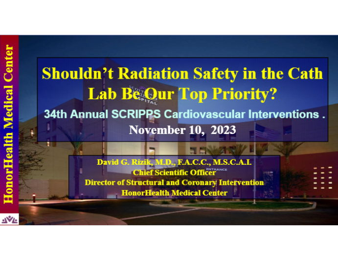 Shouldn’t Radiation Safety in the Cath Lab Be Our Top Priority?