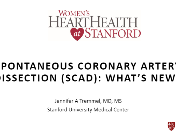 Spontaneous Coronary Artery Dissection (SCAD): What's New