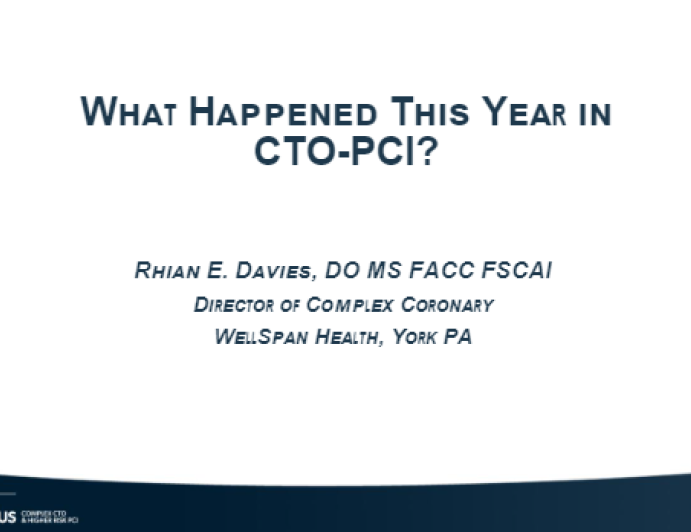What Happened This Year in CTO PCI?