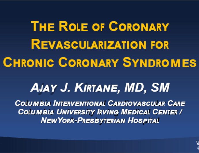 The Role of Coronary Revascularization for Stable Ischemic Heart Disease