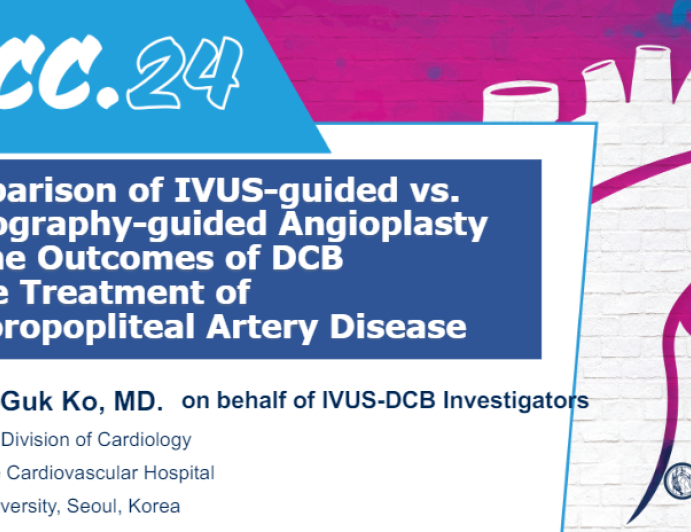 Comparison of IVUS-guided vs. Angiography-guided Angioplasty for the Outcomes of DCB in the Treatment of Femoropopliteal Artery Disease