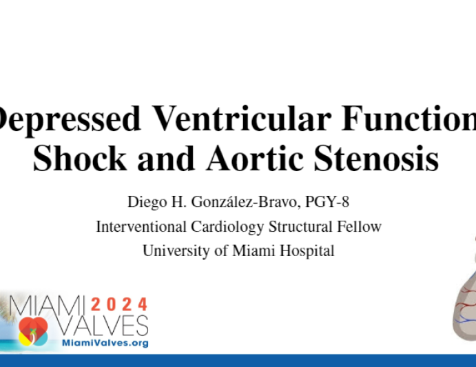 Depressed Ventricular Function, Shock and Aortic Stenosis