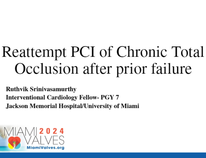 Reattempt PCI of Chronic Total Occlusion After Prior Failure