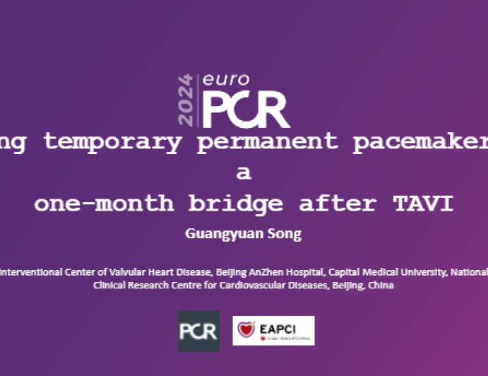 Using temporary permanent pacemaker as a one-month bridge after TAVI