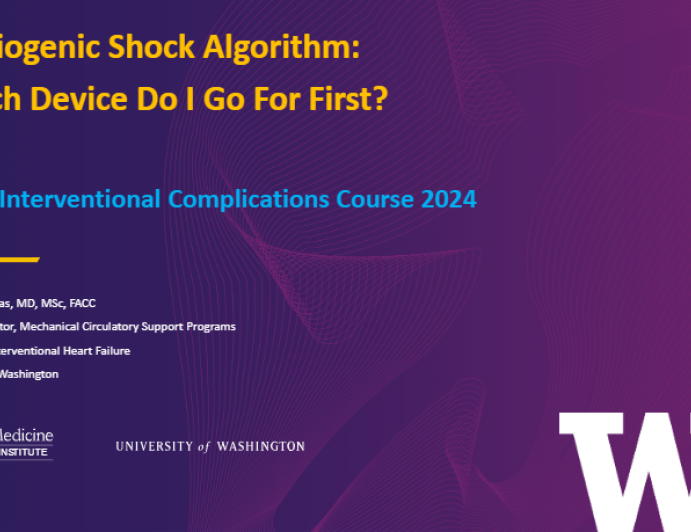 Cardiogenic Shock Algorithm: Which Device Do I Go for First and Why?