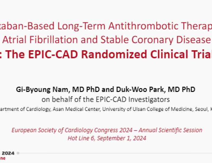 Edoxaban-Based Long-Term Antithrombotic Therapy for Atrial Fibrillation and Stable Coronary Disease: The EPIC-CAD Randomized Clinical Trial