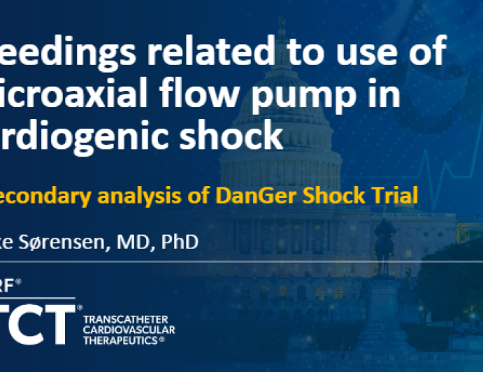 TCT 265: Bleedings Related to Use of Microaxial Flow Pump in Cardiogenic Shock: A Secondary Analysis of Danger Shock