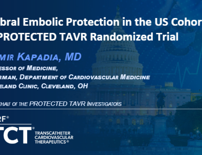 Cerebral Embolic Protection in the US Cohort of the PROTECTED TAVR Trial