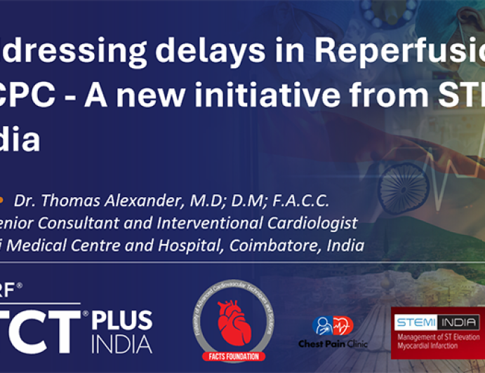 Addressing delays in Reperfusion – CPC - A new initiative from STEMI