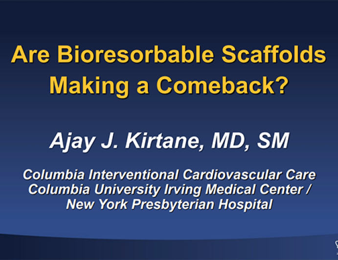 Are Bioresorbable Scaffolds Making a Comeback?