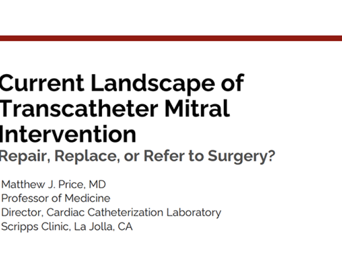 Current Landscape of Transcatheter Mitral Intervention: Repair, Replace, or Refer to Surgery?
