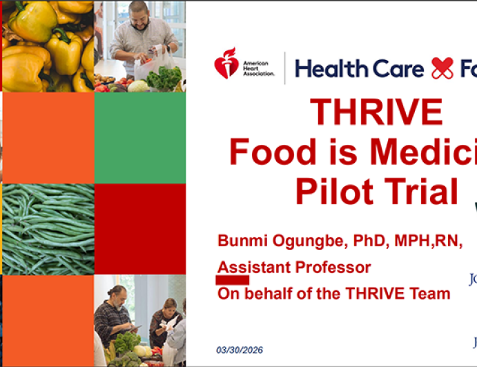 THRIVE Food is Medicine Pilot Trial