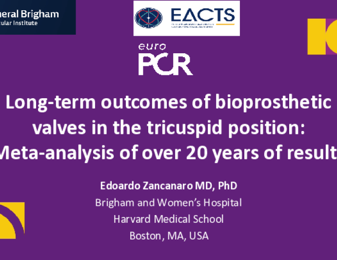 Long-term outcomes of bioprosthetic valves in the tricuspid position ...
