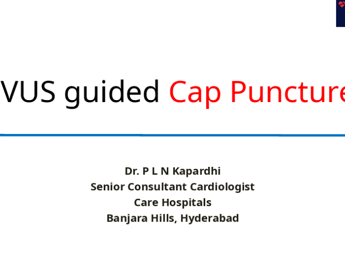 IVUS guided Cap Puncture