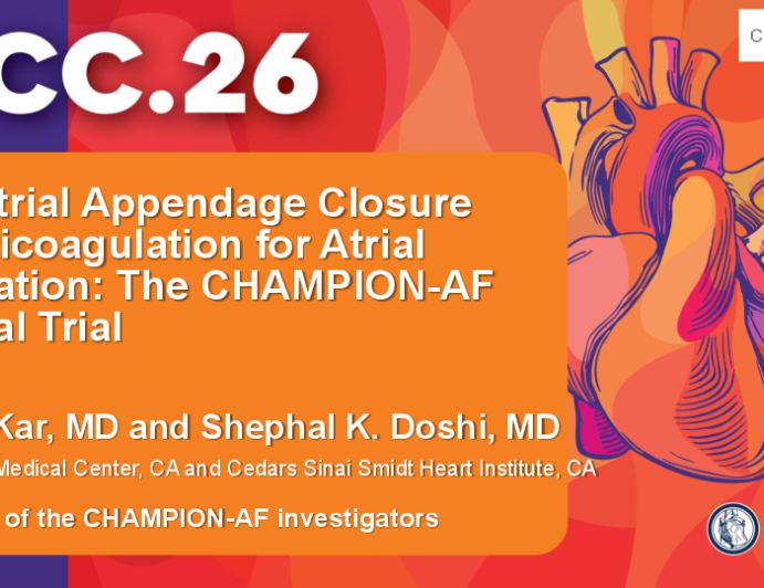 Left Atrial Appendage Closure or Anticoagulation for Atrial Fibrillation: The CHAMPION-AF Clinical Trial