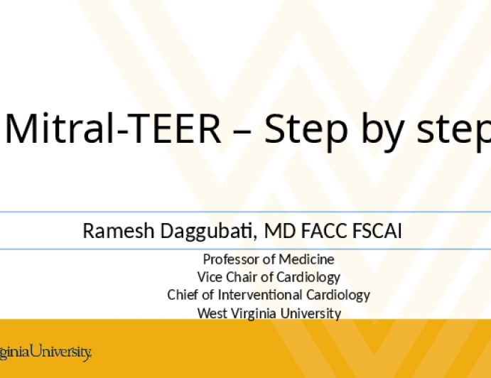 Mitral-TEER – Step by step
