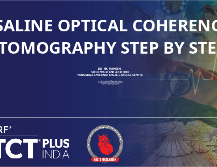 SALINE OPTICAL COHERENCE TOMOGRAPHY STEP BY STEP