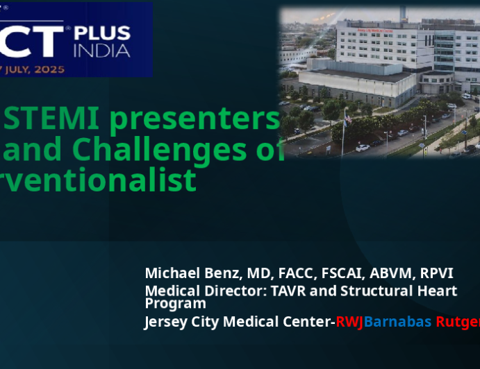 Late STEMI presenters: Role and Challenges of Interventionalist