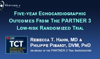 Five-year Echocardiographic Outcomes From The PARTNER 3 Low-risk Randomized Trial