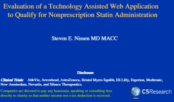 Evaluation of a Technology Assisted Web Application to Qualify for Nonprescription Statin Administration
