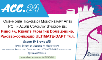 Principal Results From the Double-blind, Placebo-controlled ULTIMATE-DAPT Trial