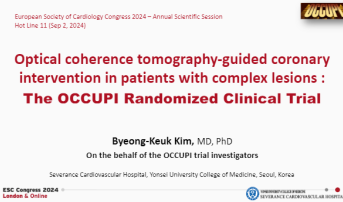 Optical coherence tomography-guided coronary intervention in patients with complex lesions: The OCCUPI Randomized Clinical Trial