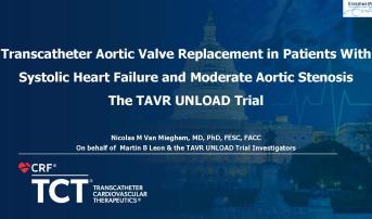 Transcatheter Aortic Valve Replacement in Patients With Systolic Heart Failure and Moderate Aortic Stenosis: The TAVR UNLOAD Trial