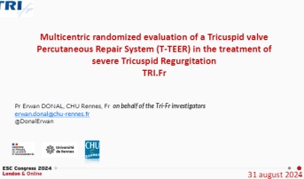 Multicentric randomized evaluation of a Tricuspid valve Percutaneous Repair System (T-TEER) in the treatment of  severe Tricuspid Regurgitation TRI.Fr