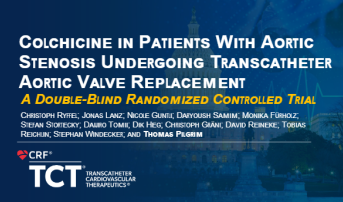 Colchicine in Patients With Aortic Stenosis Undergoing Transcatheter Aortic Valve Replacement: A Double-Blind Randomized Controlled Trial