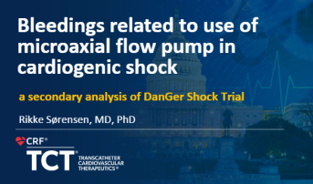 TCT 265: Bleedings Related to Use of Microaxial Flow Pump in Cardiogenic Shock: A Secondary Analysis of Danger Shock