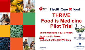 THRIVE Food is Medicine Pilot Trial