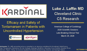 KARDINAL: Efficacy and Safety of Tonlamarsen in Patients with Uncontrolled Hypertension