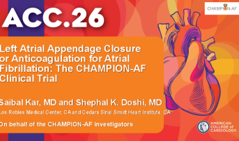 Left Atrial Appendage Closure or Anticoagulation for Atrial Fibrillation: The CHAMPION-AF Clinical Trial