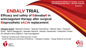 Efficacy and safety of EdoxabaN in anticoagulant therapy after surgical Bioprosthetic vALVe replacement