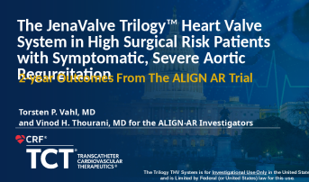 The ALIGN-AR Trial: Two-Year Outcomes of Transcatheter Aortic Valve Replacement With JenaValve TrilogyTM in High Surgical Risk Patients With Moderate-to-Severe or Severe Native Aortic Regurgitation