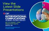 Interventional Complications 2026 Conference Banner