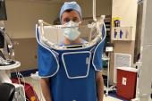 Suspended Lead Suit Brings Radiation Exposure Down to Zero for Many Structural Imagers