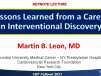 Lessons Learned from a Career in Interventional Discovery