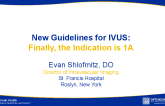 New Guidelines for IVUS: Finally, the Indication is 1A