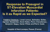 Response to Prasugrel in ST Elevation Myocardial Infarction Patients:  is it as Rapid as we Expected?